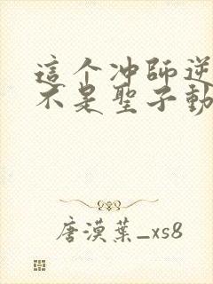 这个冲师逆徒才不是圣子动漫免费观看