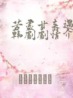 苦尽甘来遇见你韩剧剧情介绍分集