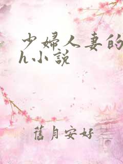 少妇人妻的欲望h小说