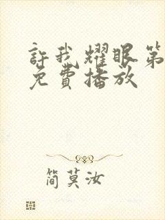 许我耀眼第四集免费播放