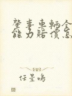 肇事车辆全责无能力赔偿怎么办