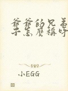 爷爷的兄弟的孙子怎么称呼