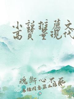 小说推荐文笔好高质量现代言情