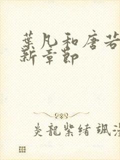 叶凡和唐若雪最新章节