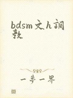 bdsm文h调教