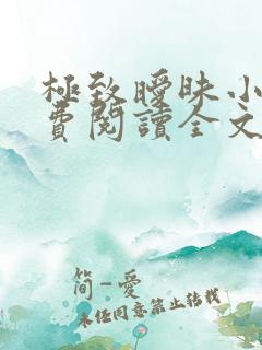 极致暧昧小说免费阅读全文小说主人公