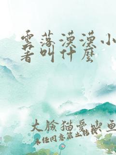 云落漠漠小说原著叫什么