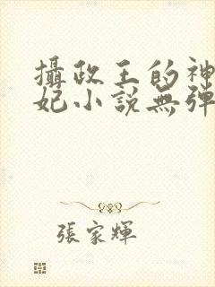 摄政王的神医狂妃小说无弹窗