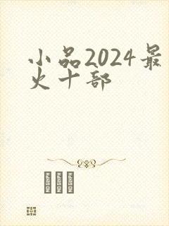 小品2024最火十部