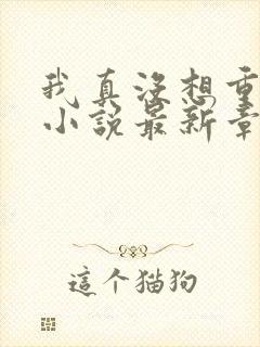 我真没想重生啊小说最新章节阅读