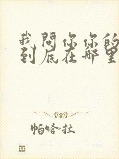 我问你你的良心到底在哪里什么歌