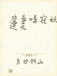 魔尊嗜宠妖妃狠逆天