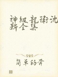 神级龙卫沈浪最新全集