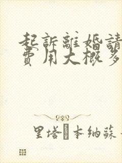 起诉离婚请律师费用大概多少