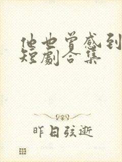 他也曾感到彷徨短剧合集