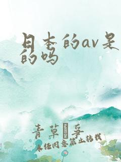 日本的av是真的吗