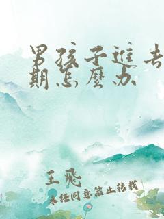 男孩子进去叛逆期怎么办