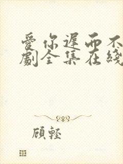 爱你迟而不晚短剧全集在线观看免费