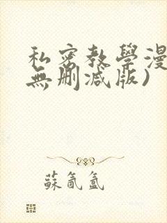 私密教学漫画(无删减版)