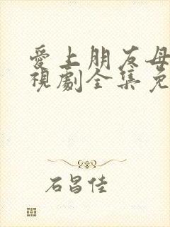 爱上朋友母亲电视剧全集免费观看