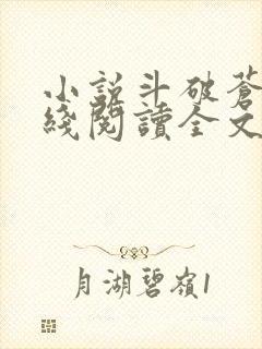 小说斗破苍穹在线阅读全文