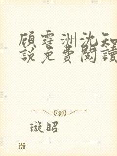 顾霆洲沈知意小说免费阅读全文无弹窗