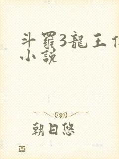 斗罗3龙王传说小说