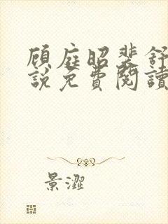 顾庭昭裴舒意小说免费阅读最新章节