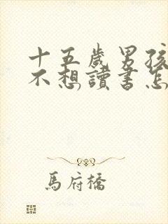 十五岁男孩叛逆不想读书怎么办