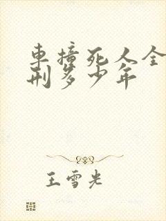 车撞死人全责判刑多少年