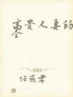 高贵人妻的沉沦全