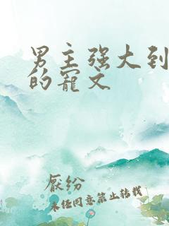 男主强大到逆天的宠文