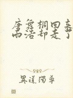 唐舞桐回来了霍雨浩却走了