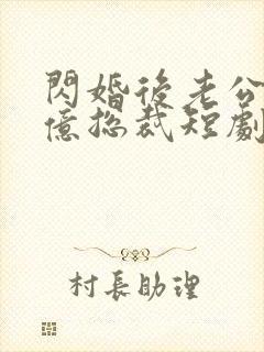 闪婚后老公是千亿总裁短剧