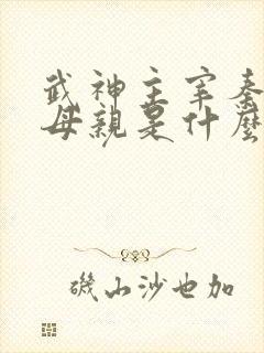 武神主宰秦尘的母亲是什么修为