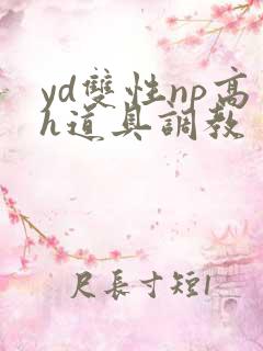 yd双性np高h道具调教