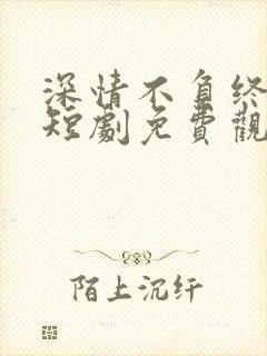 深情不负终遇你短剧免费观看