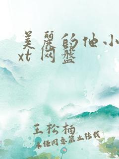 美丽的他小说txt 网盘