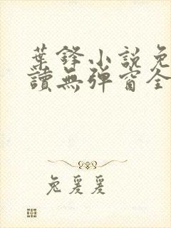 叶锋小说免费阅读无弹窗全文