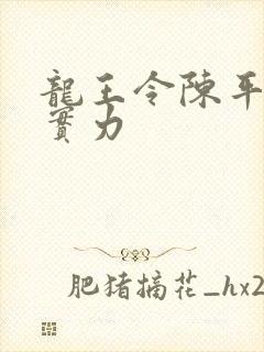 龙王令陈平最终实力