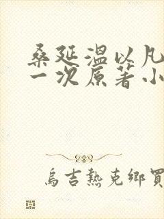 桑延温以凡的第一次原著小说叫什么