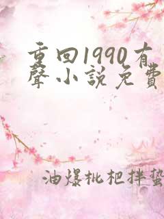 重回1990有声小说免费听