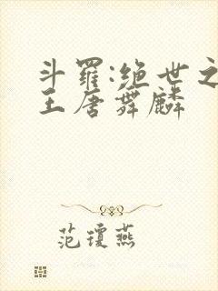 斗罗:绝世之龙王唐舞麟