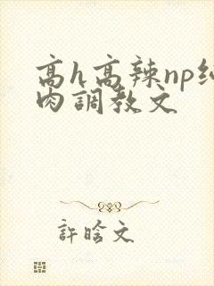 高h高辣np纯肉调教文
