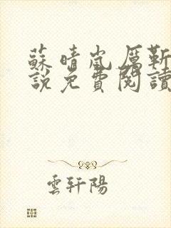 苏晴岚厉靳川小说免费阅读最新章节