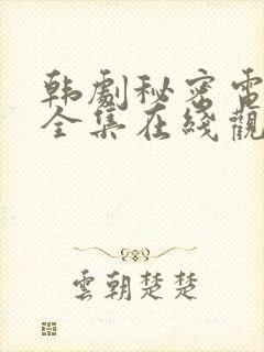 韩剧秘密电视剧全集在线观看