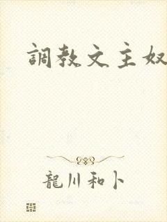 调教文主奴