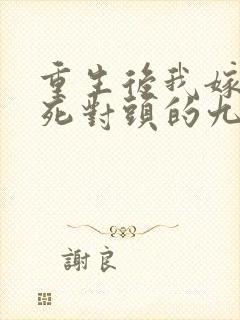 重生后我嫁给了死对头的九叔