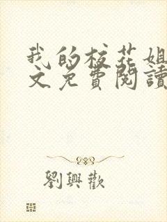 我的校花姐姐全文免费阅读