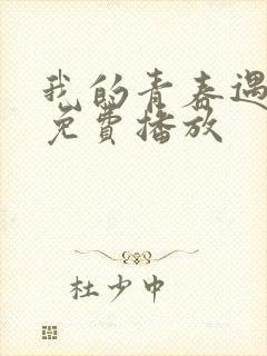 我的青春遇见你免费播放